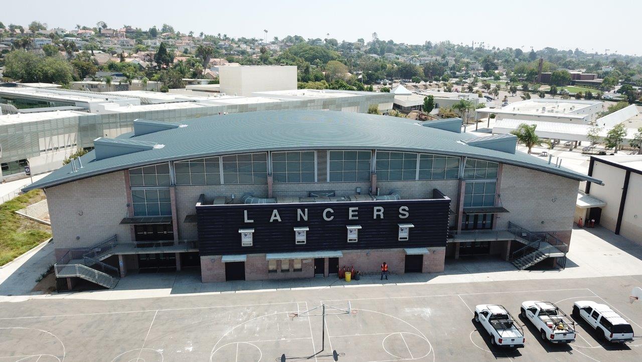 High School Gym ReRoof, Carlsbad, CA